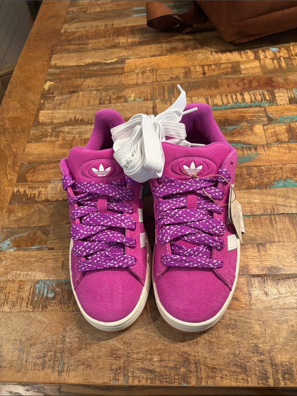 Brand New Women’s Adidas Purple Burst Campus Sz 7 Sneakers MSRP $ 138